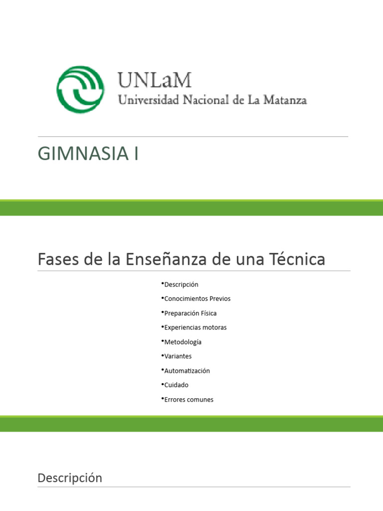 Fases de La Ensenanza de Una Tecnica | PDF | Crecimiento personal y ...