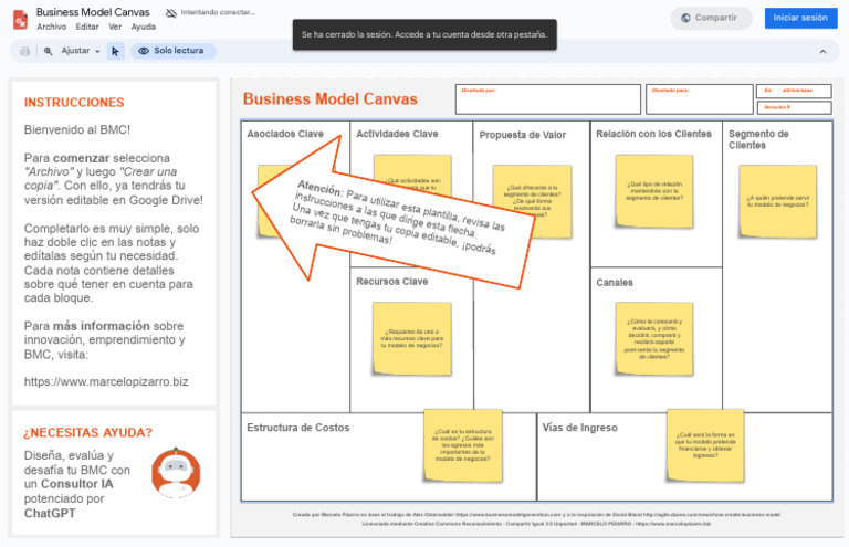 Business Model Canvas - Dibujos de Google | PDF | Informática