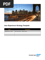S4H - 947 User Experience Strategy Template
