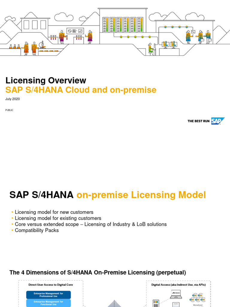 SAP S/4HANA Licensing Overview 2020 | PDF | Procurement | Analytics