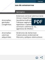 Amenorrea - Ginecología y Obstetricia - Manual MSD Versión para Profesionales