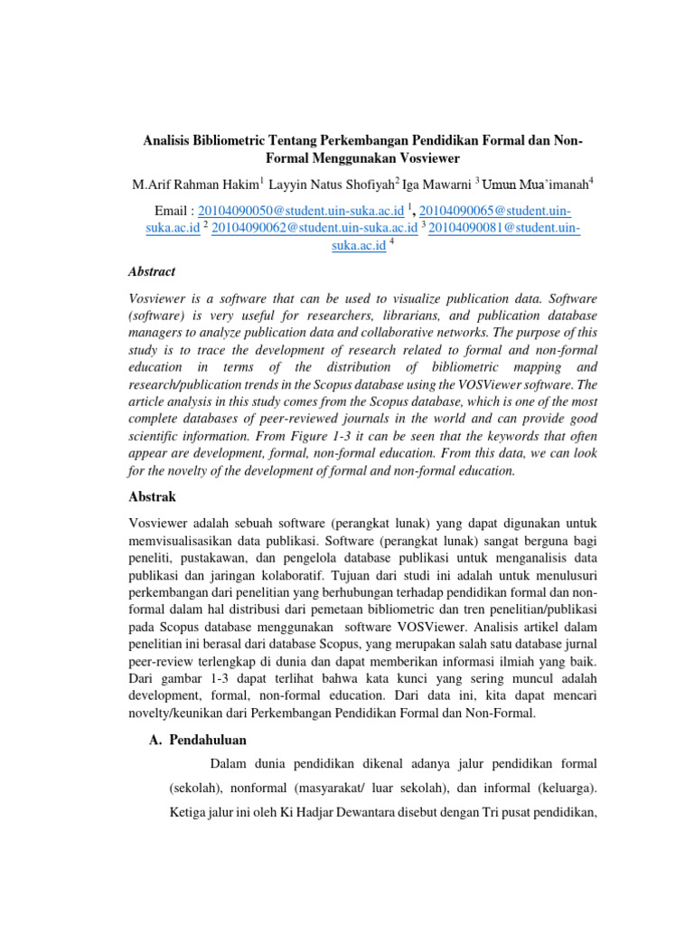 Analisis Bibliometric New Pdf