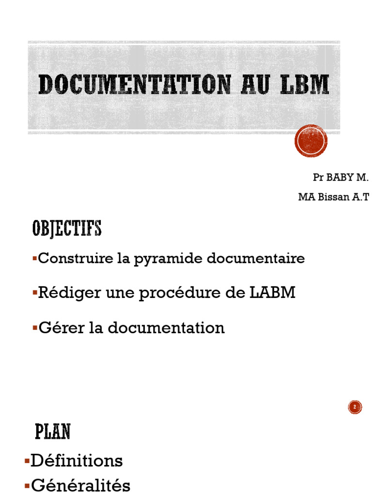 Procédures et Qualité en LABM | PDF | Informations | Sécurité
