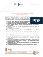 Documentos para Nuevo Ingreso y Traslados 2023B