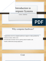 Introduction To Computer SystemsL1