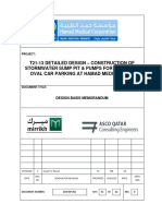 T21-13 Detailed Design - Construction of Stormwater Sump Pit & Pumps For Basement Oval Car Parking at Hamad Medical City