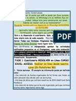 FASE 1 Cuestionario RESOLVER en Línea CURSO EXCEL-ACCESS