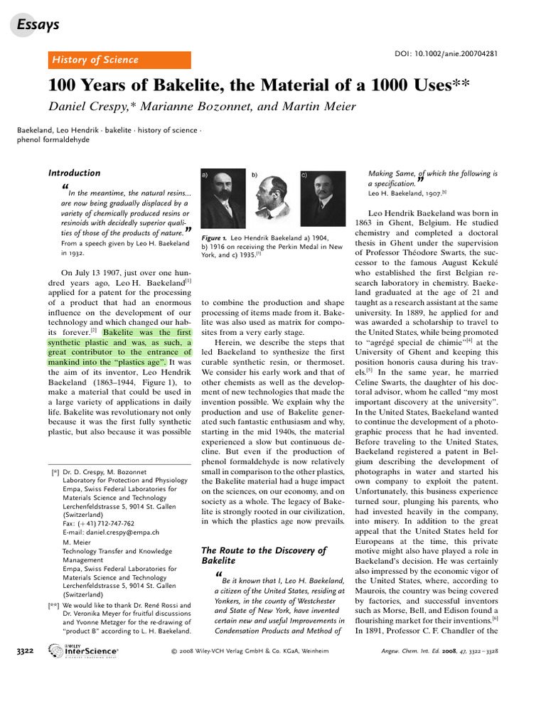 100 Years of Bakelite | PDF