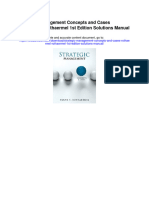 Strategic Management Concepts and Cases Rothaermel Rothaermel 1st Edition Solutions Manual