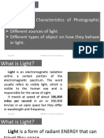 WEEK 3 TOPIC (Photographic Rays - Its Nature and Characteristics)