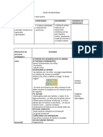 Sesión de Aprendizaje