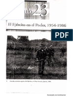 Ejercito en El Poder. 1954-1986
