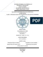 Laporan Praktikum Geoinformasi Dan Manajemen Data. Acara 3: Penyematan Data GIS, Integrasi Data GIS, Dan Data Geometri