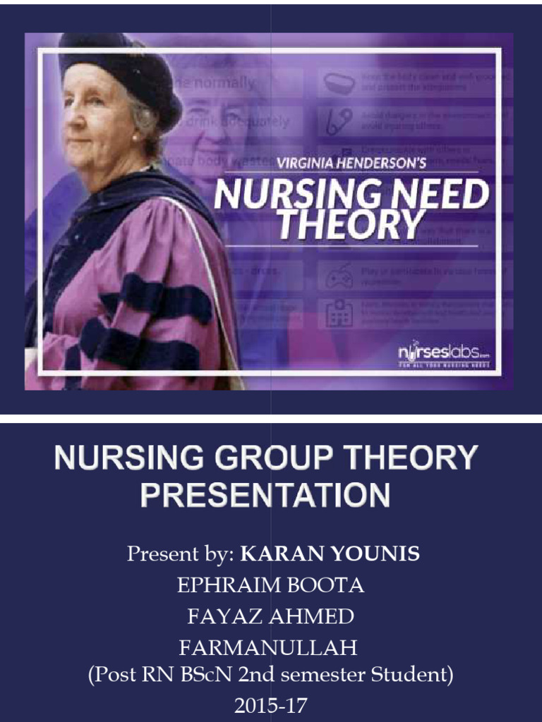 Virginia Henderson PDF Nursing Theory
