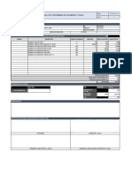 Planilla de Conformidad - Parcial