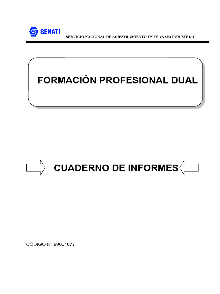 Informe Semanal de Prácticas en SENATI | PDF | Comunicacion tecnica ...