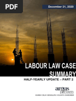 Labour Law Case Summary (Half-Yearly Update) Part 2