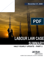 Labour Law Case Summary (Half-Yearly Update) Part 2