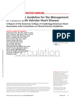 2020 ACCAHA Guideline for the Management of Patients With Valvular Heart Disease