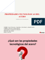 Propiedades Tecnológicas Del Acero