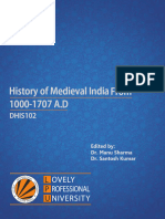 Dhis102 History of Medieval India From 1000-1707 A.D Hindi