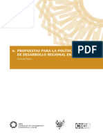 Propuestas para La Política Nacional de Desarrollo Regional en El Perú