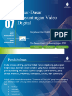 Modul 7 Dasar Dasar Penyuntingan Video Digital Tools
