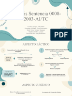 Análisis Sentencia 0008-2003