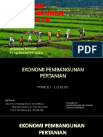 1 - 23 Ekonomi Pembangunan Pertanian