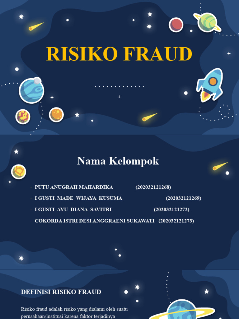 Risiko Fraud: Definisi dan Pencegahan | PDF