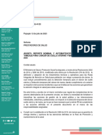 Reporte Nominal y Automatización Cohorte Cáncer Tamizaje para Cáncer de Cuello Uterino y Mama. Asmet Salud Eps 2023