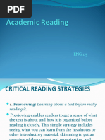 Academic Reading