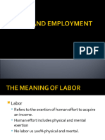 Labor and Employment