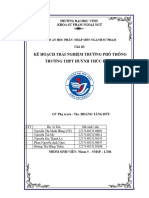 06.G5 - BÁO CÁO KỂ HOẠCH TRẢI NGHIỆM Ở TRƯỜNG PHỔ THÔNG