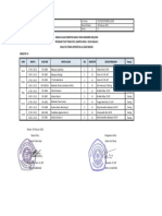 Jadwal Kuliah Semester IV Malam