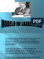 3 - Modelo de Lazarsfeld