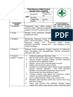 Sop Penyedia Kebutuhan Vaksin - Logistik - Suhu