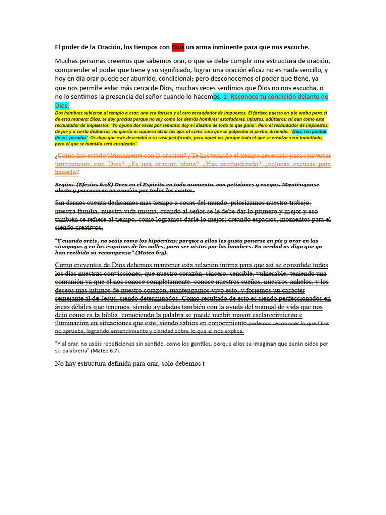 Libro El Poder De La Oración - Web José Vílchez Terrón