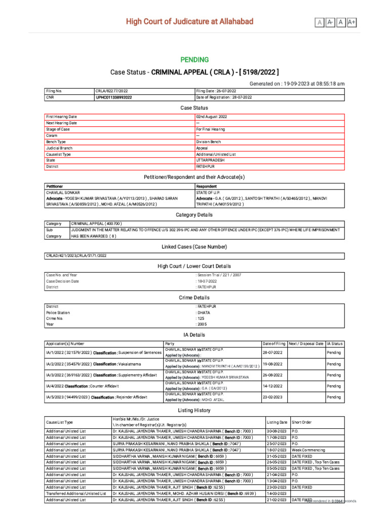 Case Status Search by Case Number PDF Public Sphere Legal Procedure