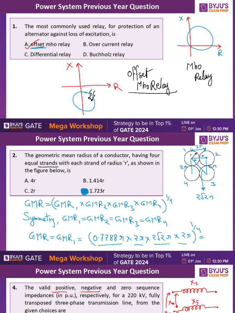 Machines Previous Year Gate Questions PDF Ac Power Electrical