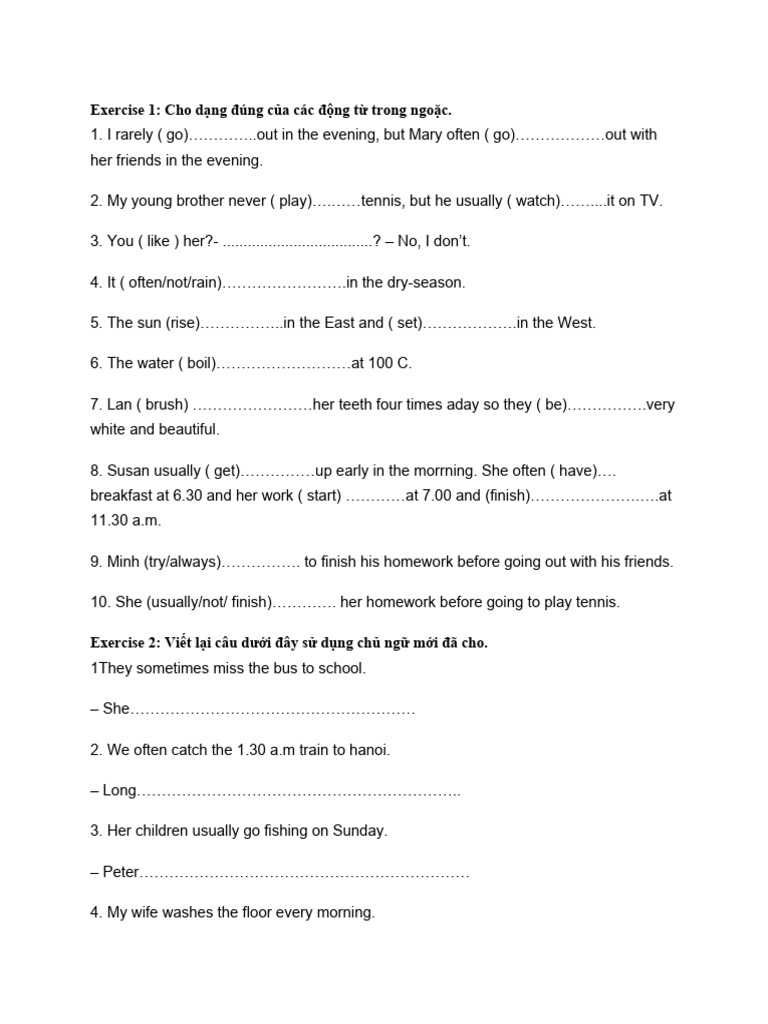 Exc 3 | PDF