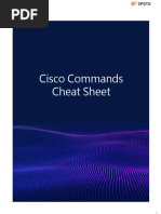 SPOTO - Cisco Commands Cheat Sheet