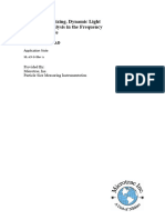 SL-AN-14 Nanoparticle Sizing, DLS in The Frequency Spectrum