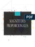 Magnitudes Proporcionales