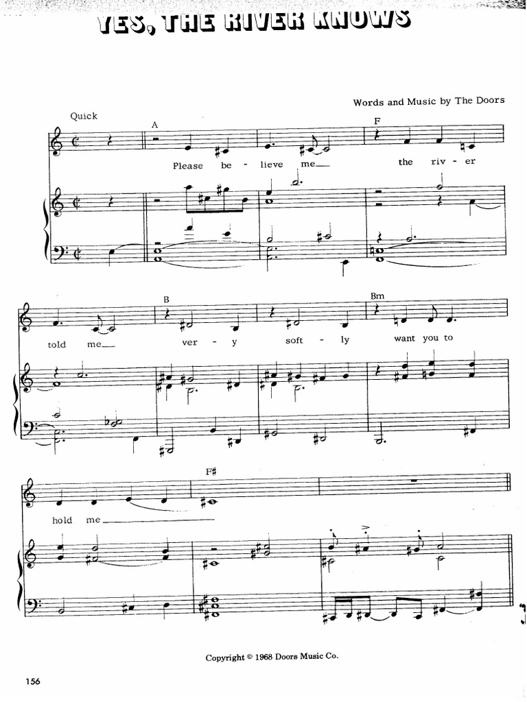 The Doors Yes The River Knowspdf PDF