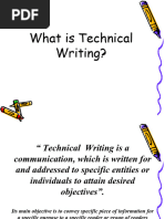 Nature of Tech'l Writing