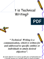 Nature of Tech'l Writing
