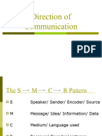 Direction of Communication
