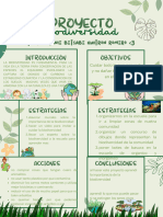 Documento A4 Proyecto Ambiental Hojas Ilustrado Verde