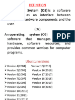 3.ubuntu Versions